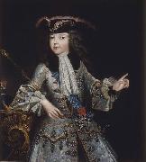 Portrait of a young Louis XV of France